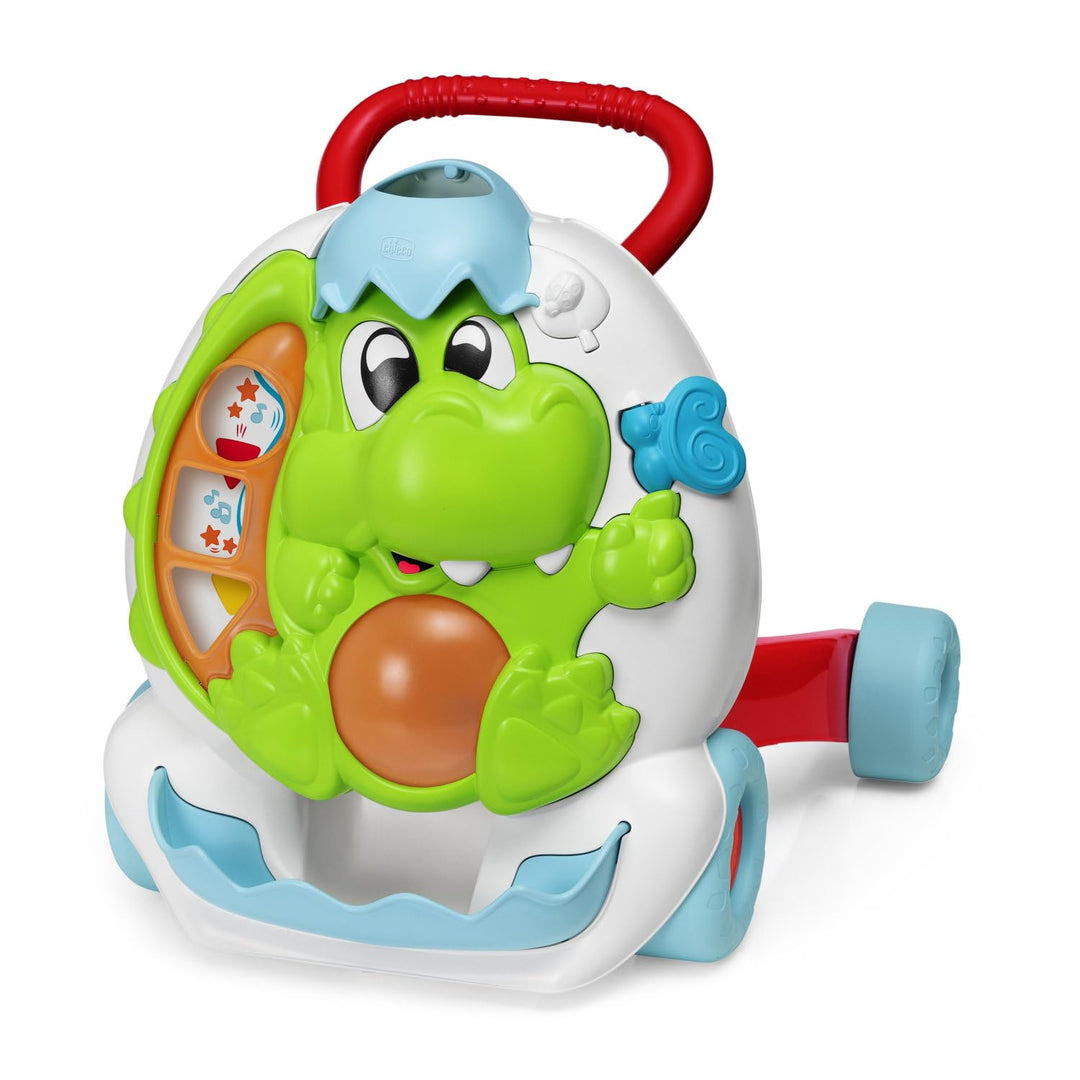 Chicco Dino Lauflerner First Steps, süsser Dinosaurier geformt Toddler's First Steps mit elektronisc