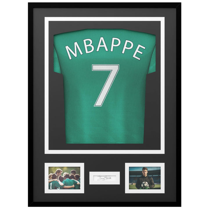 Avalo Trikotrahmen Aluminium - Objektrahmen für Fussballtrikot - 3D Box Frame - 60x80 CM - Schwarz -