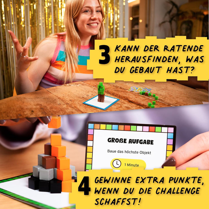 Big Potato Block Party: BAU Spiel mit farbenfrohen Blöcken für Kinder ab 8+ Jahren, Erwachsene und F