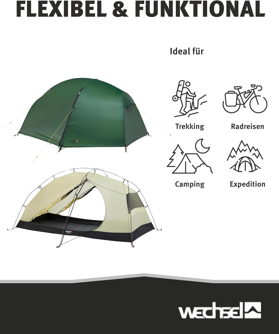 Wechsel Tents Groundsheet - Zusätzlicher Zeltboden passgenau für unsere Zelt Modelle Groundsheet Exo