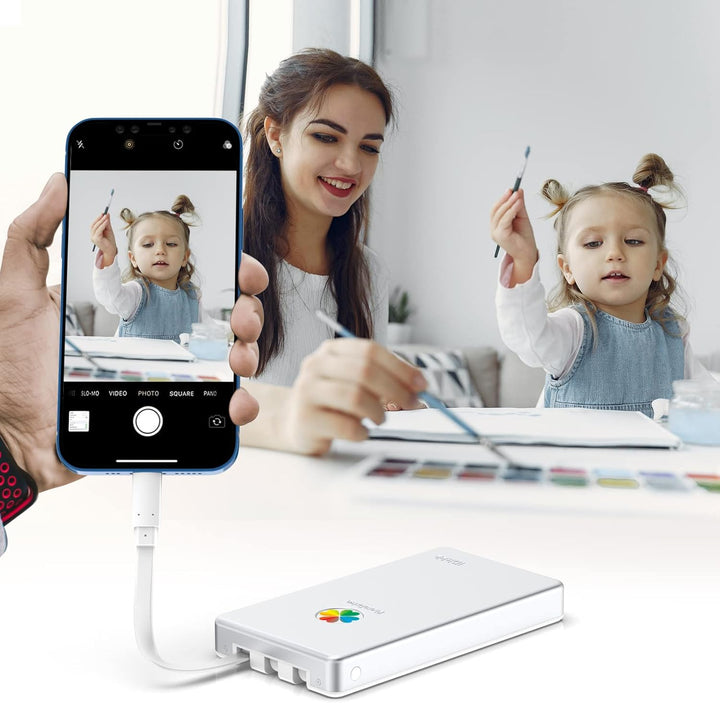 iDiskk 2TB (2000GB) Lightning Externe Festplatte, 【MFi-zertifizierte】 -Speicherplatz 3-in-1 USB-C Tr