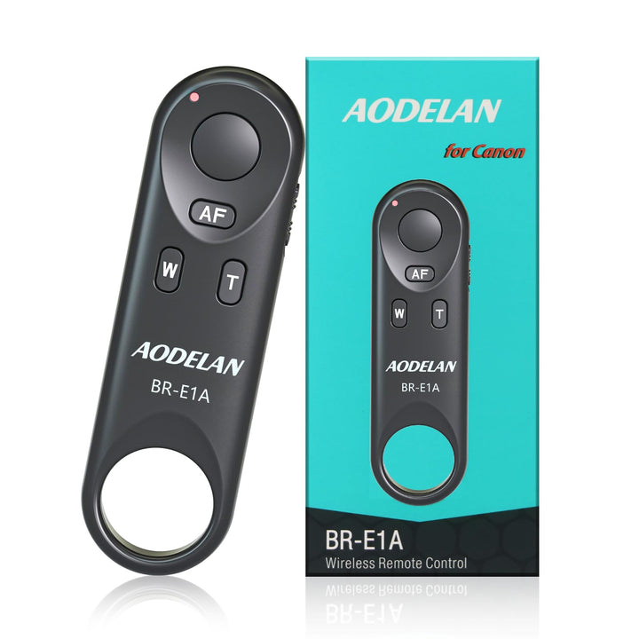 AODELAN Kabellose Fernauslöser BR-E1A Fernbedienung für Canon M50 EOS R5C R3 R RP R5 R6 M6 Mark II 9