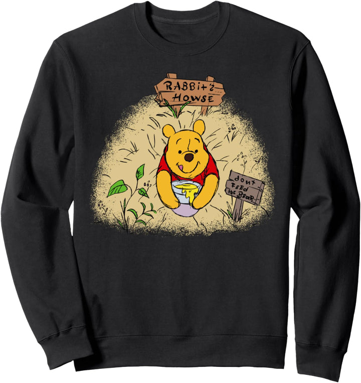 Disney Winnie the Pooh Rabbit’s House Don’t Feed the Bear Sweatshirt