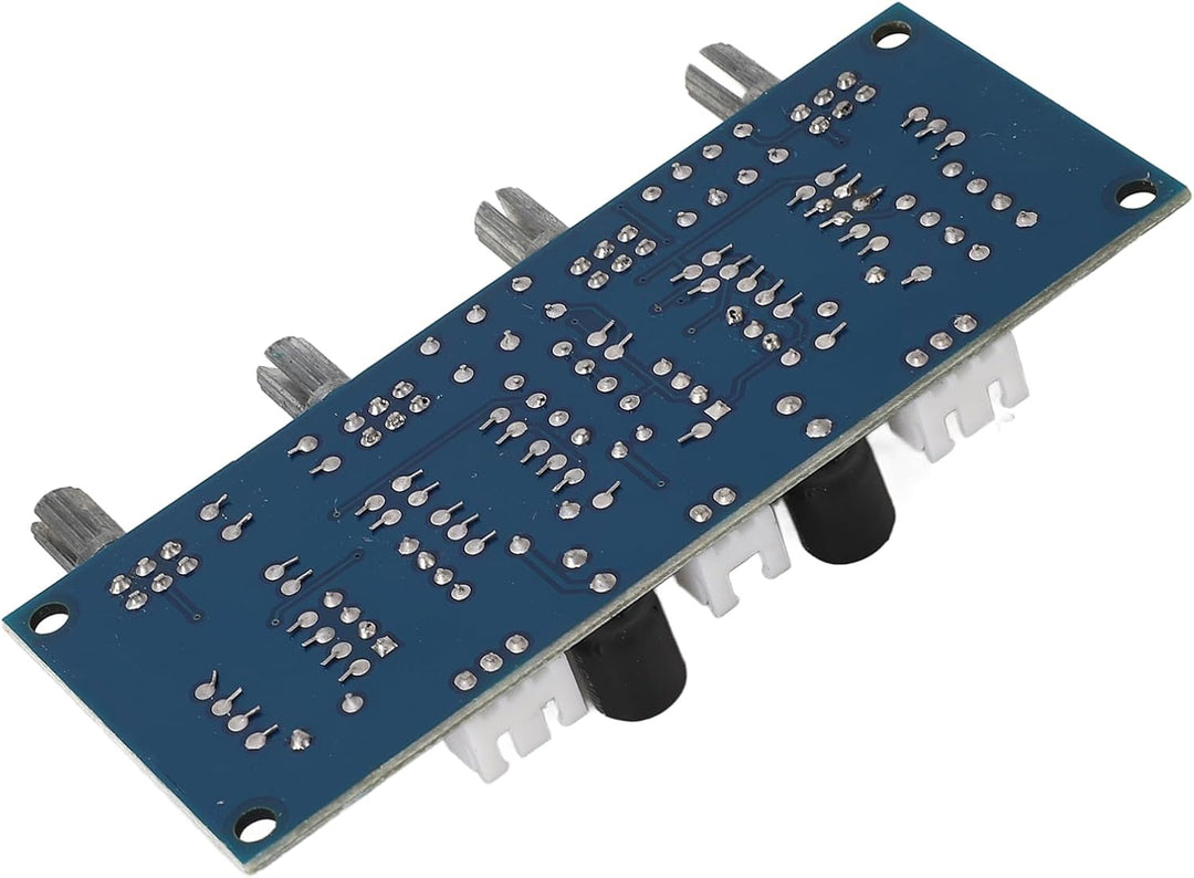 Dilwe Zweikanal-Vorverstärker-Tonsteuerungsplatine, Hohe Mittlere Bässe Einstellung Dual-Op-Amp-Chip