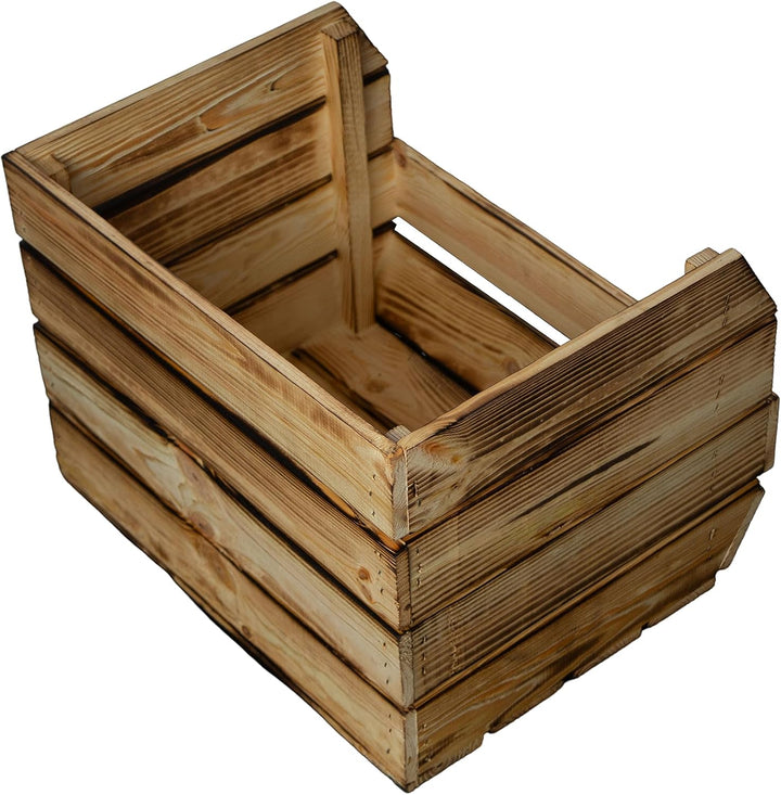 Kistenkolli Altes Land Kartoffelsteige 40x33x30 cm Gemüsekiste Obsthorde Gemüsekorb Kartoffelkiste z