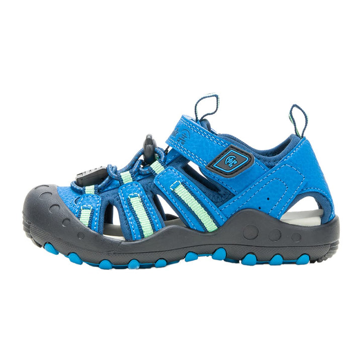 KAMIK Unisex-Kinder Crab Geschlossene Sandalen 25 EU Blue Green, 25 EU Blue Green