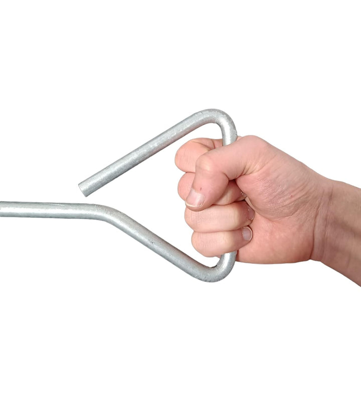 76cm Kanalhaken lackierter Stahl Schachthaken Kanaldeckelheber Schachtdeckelhaken
