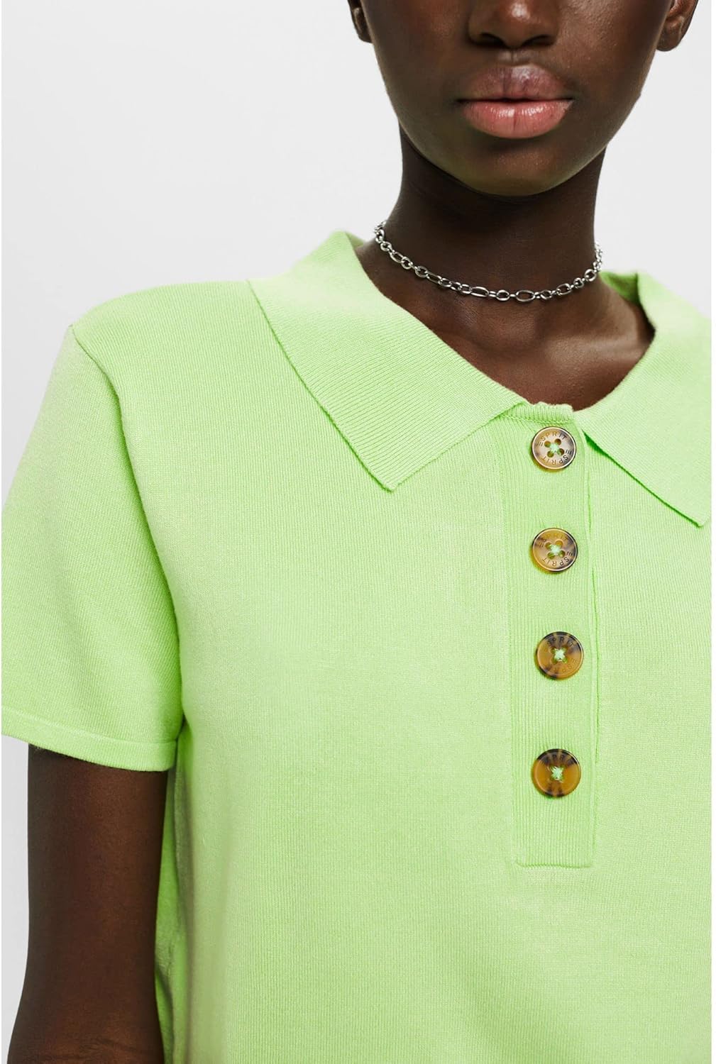 ESPRIT Damen 993ee1i320 Pullover XXS 320/Citrus Green, XXS 320/Citrus Green