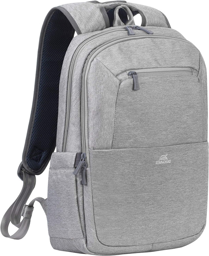 Rivacase wasserfester Laptop-Rucksack mit einem Fach für Notebook bis 15,6 Zoll und Tablet bis 10,1