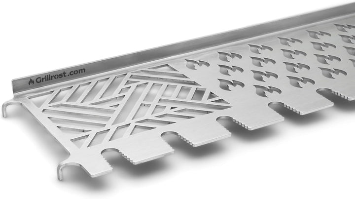 Grillrost.com Das Original Edelstahl Multistation | Warmhalterost für Burnhard Big Fred | mit Drumst