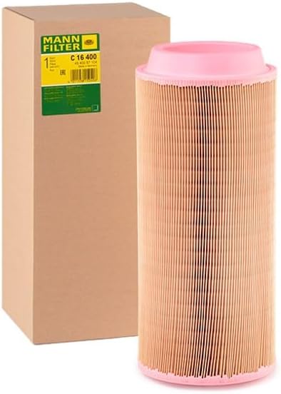 MANN-FILTER C 16 400 Luftfilter – Für Nutzfahrzeuge Single, Single
