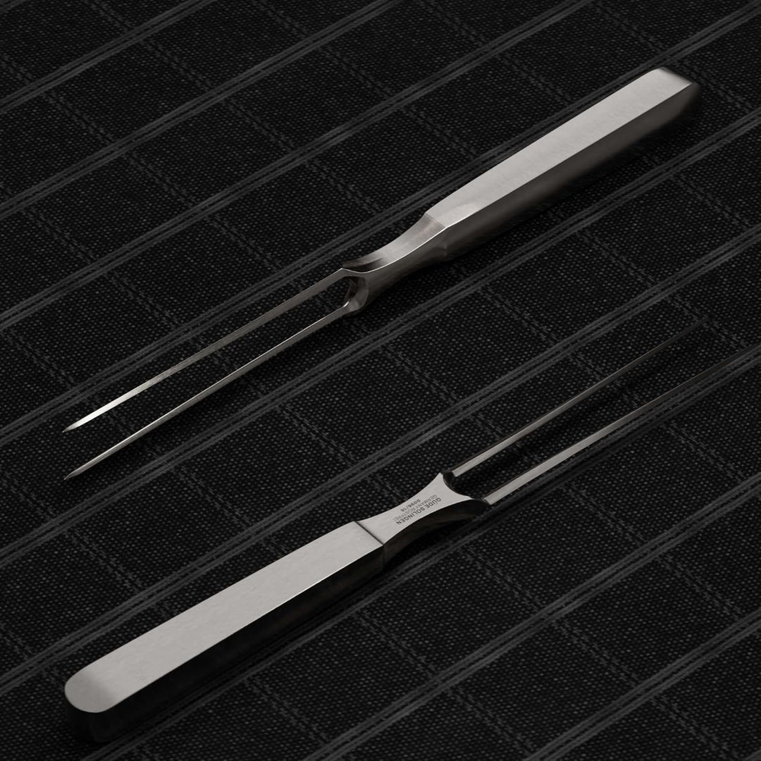 GÜDE Solingen - Fleischgabel geschmiedet, 16 cm, Ganzstahl, KAPPA, Handmade Germany Fleischgabel 16