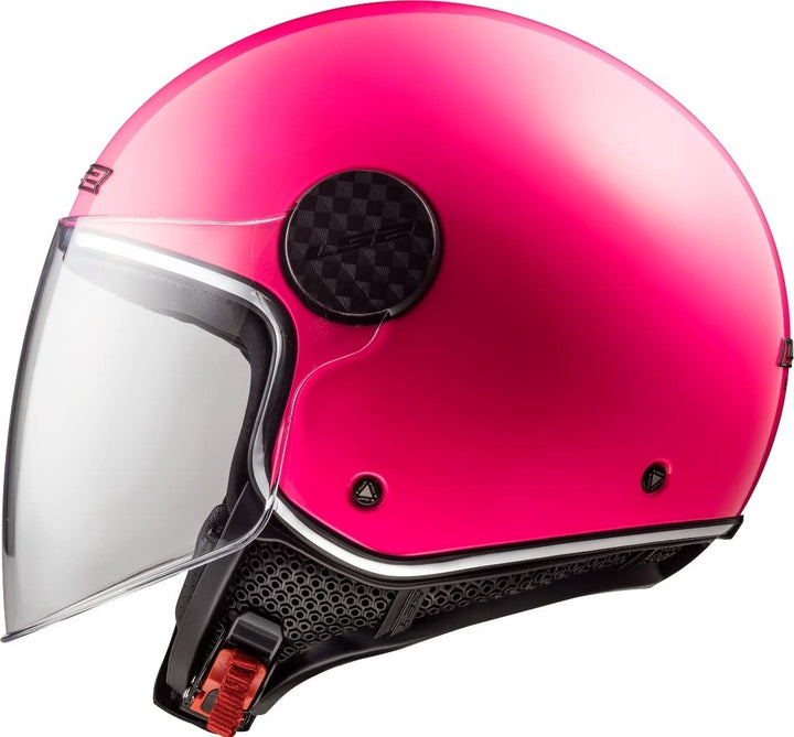 LS2 OF558 Sphere Jet Motorrad Open Gesicht HELMETADIES Frauen LUX Gloss PINK XXL, XXL