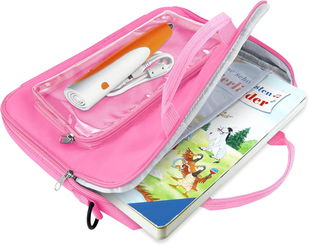 Gaga city 8-10 Zoll Kinder Tablet Tragetasche mit Fächer für Edurino Stift und Figur, Kompatibel mit