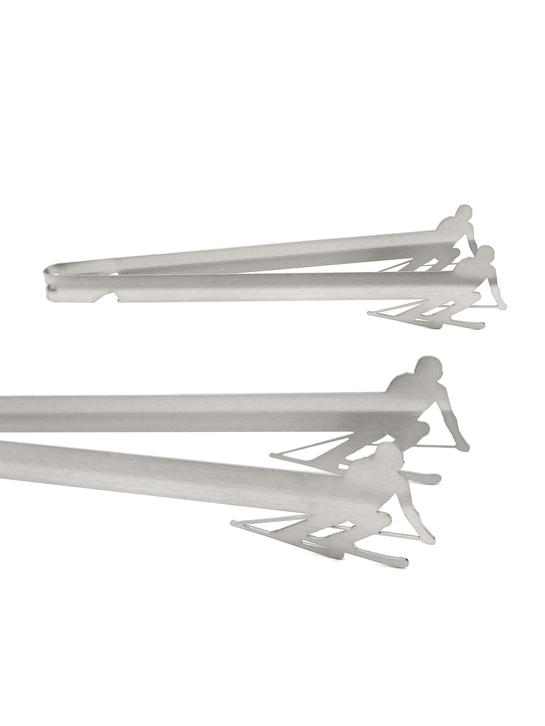 Grillzange Skifahren, spülmaschinengeeignet, Geschenkidee, Männergeschenk, Grillgeschenk, Vatertag,