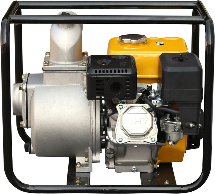 Rotek Motorpumpe mit 4-Takt Benzinmotor, 3 Zoll Anschlüsse, bis zu 50m³/h Förderleistung Standard EU