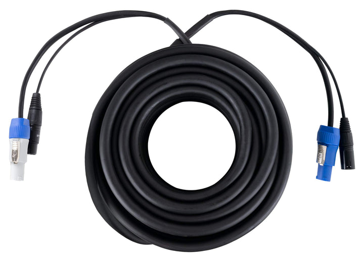 Pronomic Stage PPX-10 Hybridkabel Powerplug/XLR - Kombi-Kabel für Stromversorgung und Audiosignal zu