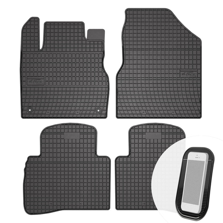 Gummimatten Auto Fussmatten Gummi Automatten Passgenau 4-teilig Set - passend für Nissan Murano Z51
