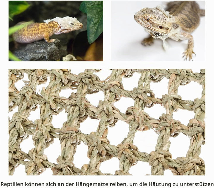 Niteangel Hängematte für Bartagamen: Liegeplatz für Chamäleons, Eidechsen, Geckos, Schlangen, Leguan