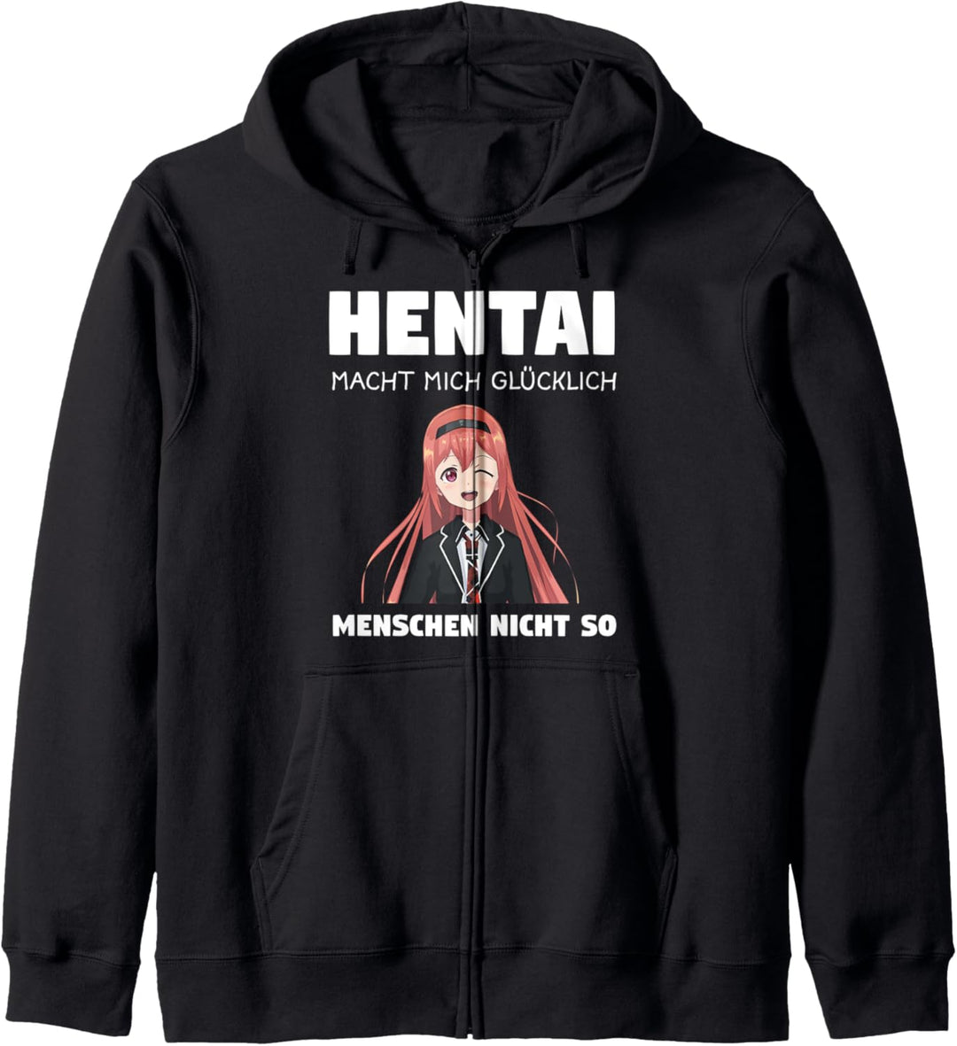 Hentai Anime Waifu Kapuzenjacke