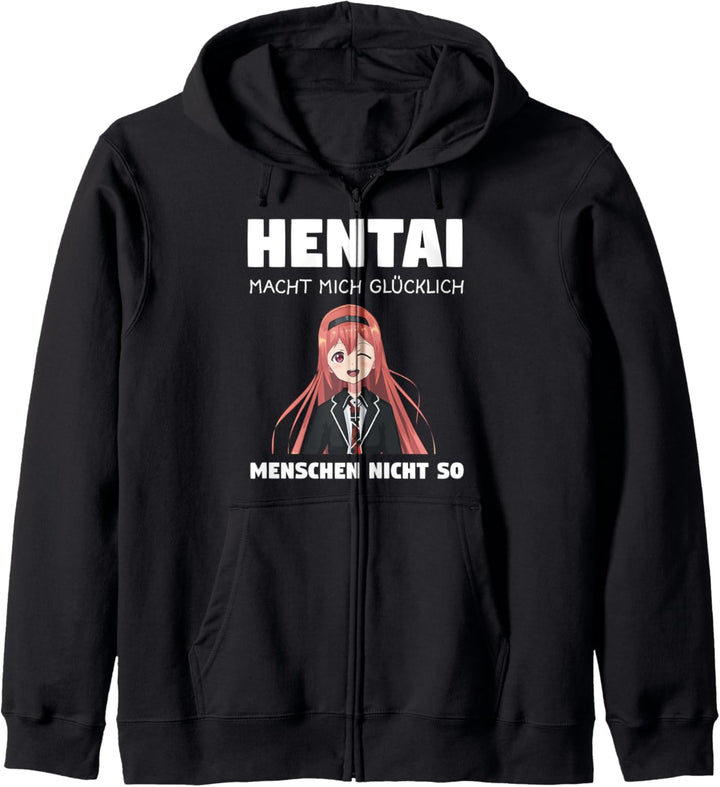 Hentai Anime Waifu Kapuzenjacke