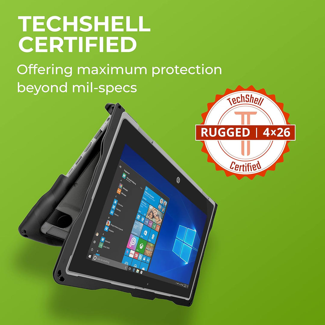 GumDrop DropTech Schutzhülle für HP ProBook x360 11 EE Laptop für K-12 Studenten, Lehrer, Kinder, Sc