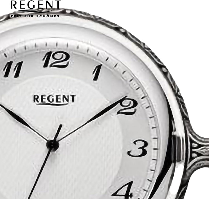 Regent Herren Taschenuhr Savonnette Antik 49 MM Mechanischer Handaufzug Zahlen und Minuteneinteilung