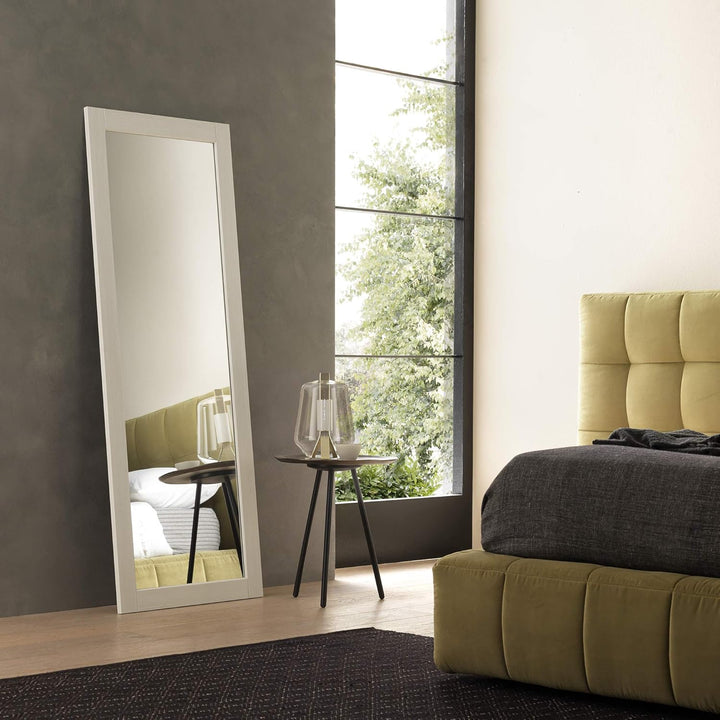 ARHome Bodenspiegel, 160 x 60 cm, Esche Weiss, Wandspiegel, Made in Italy Eschenweiss 160L x 60B cm,