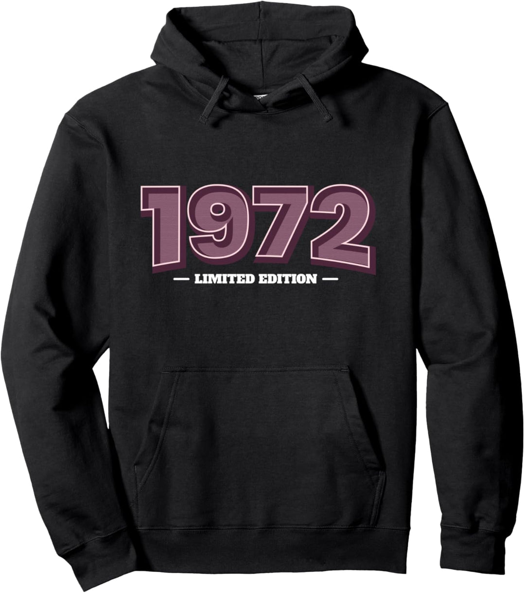 52. Geburtstag Mann Frau 52 Jahre 1972 Deko Lustig Geschenk Pullover Hoodie