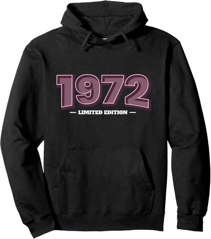 52. Geburtstag Mann Frau 52 Jahre 1972 Deko Lustig Geschenk Pullover Hoodie
