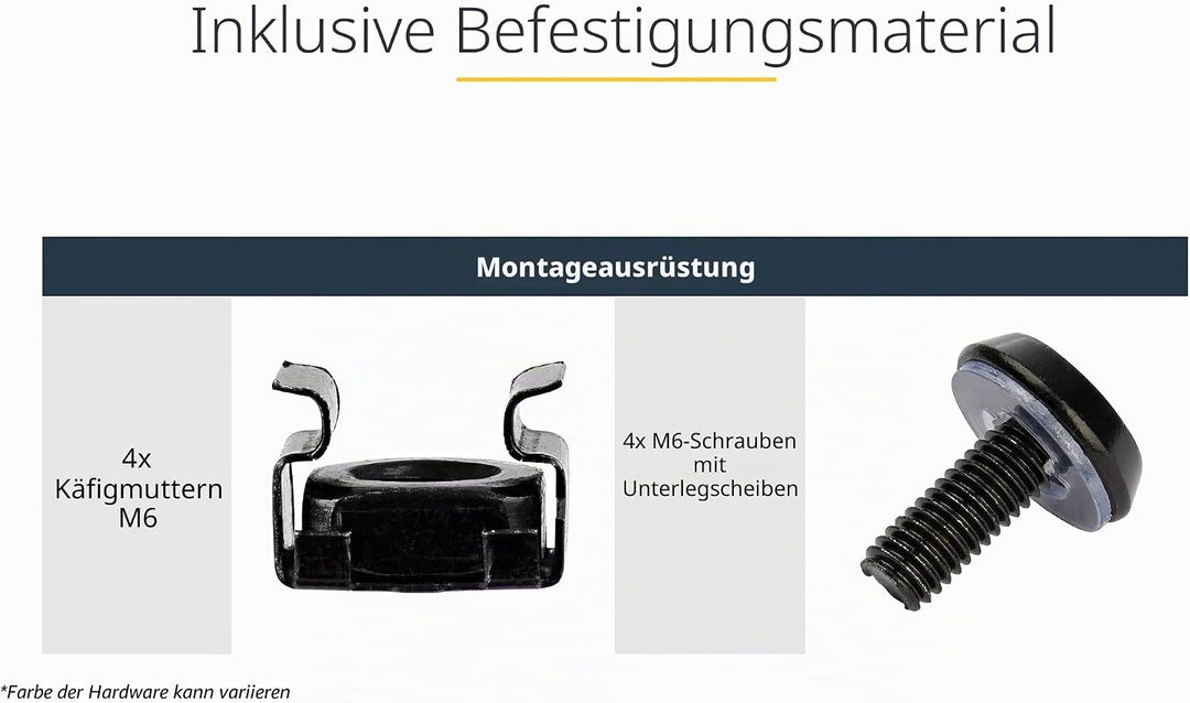 StarTech.com 2HE Rack Fachboden - Universelles perforiertes Fachboden/Kragarmfachboden für 19 Zoll N