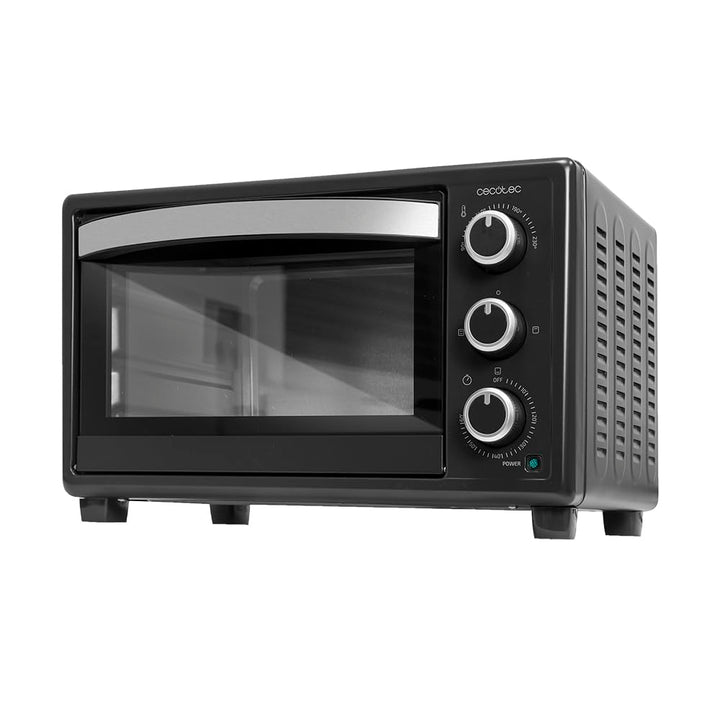 Cecotec Tischofen Bake&Toast 2300 Black, 23 L, Leistung 1500 W, bis zu 230ºC, 3 Heizmodi: Grill, Unt