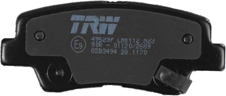 TRW GDB3494 Bremsbelag - (4-teilig)
