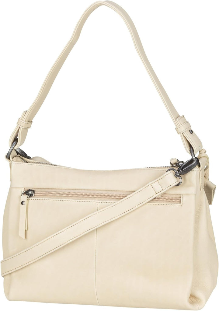 Burkely Just Jolie Schultertasche Leder 27 cm Beige, Beige