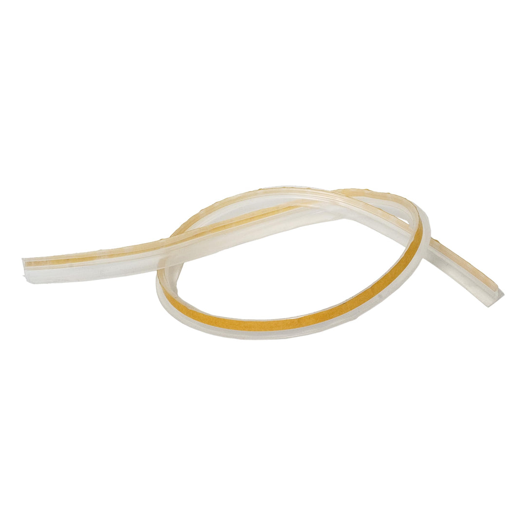Silikonprofil Glasbodenplatte selbstklebend Länge = 460 cm