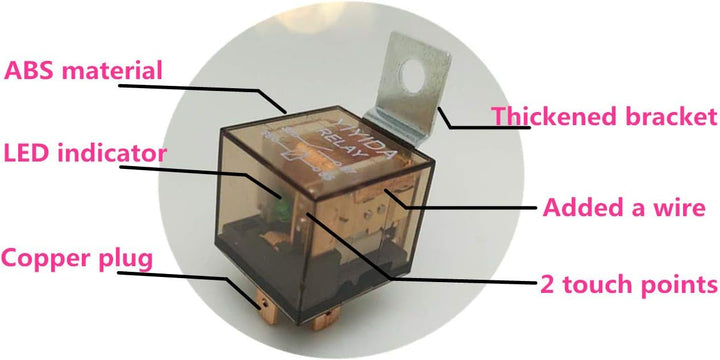 YIYIDA Auto Elektrische Hupe 135db Auto Hupen Kit 12V car Horn Super Lauter Hochton und Tiefton Meta