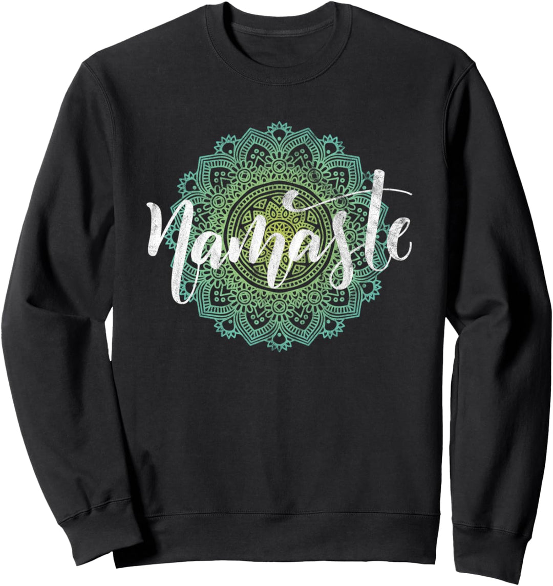 Yoga Namaste Tee Meditation Mandala Zen Spiritual Buddha Sweatshirt