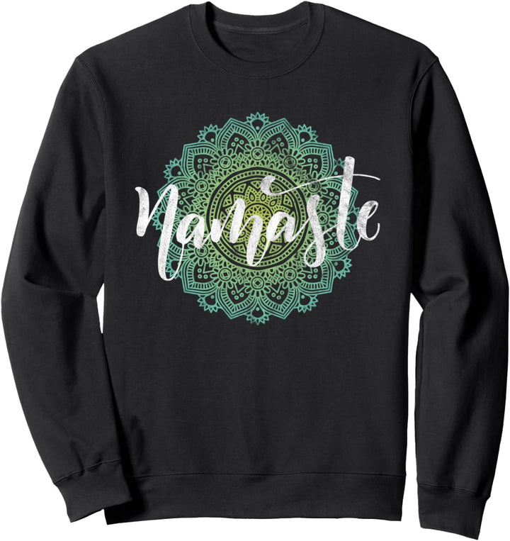 Yoga Namaste Tee Meditation Mandala Zen Spiritual Buddha Sweatshirt