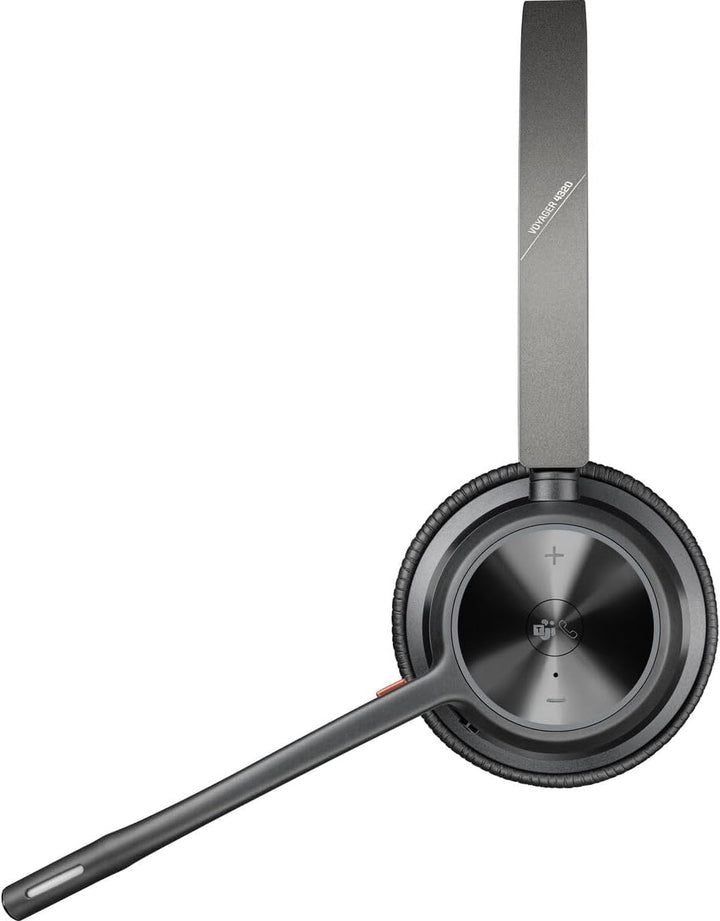 Plantronics Poly – schnurloses Voyager 4320 UC-Headset (Plantronics) – Kopfhörer mit Mikrofonarm – U