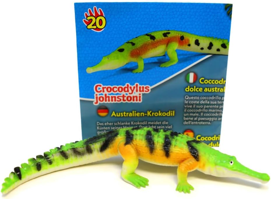 Bundle mit Blue Ocean Crocodiles Sammelfiguren 2025 - Planet Wow Krokodil- Figur 20. Australien-Krok