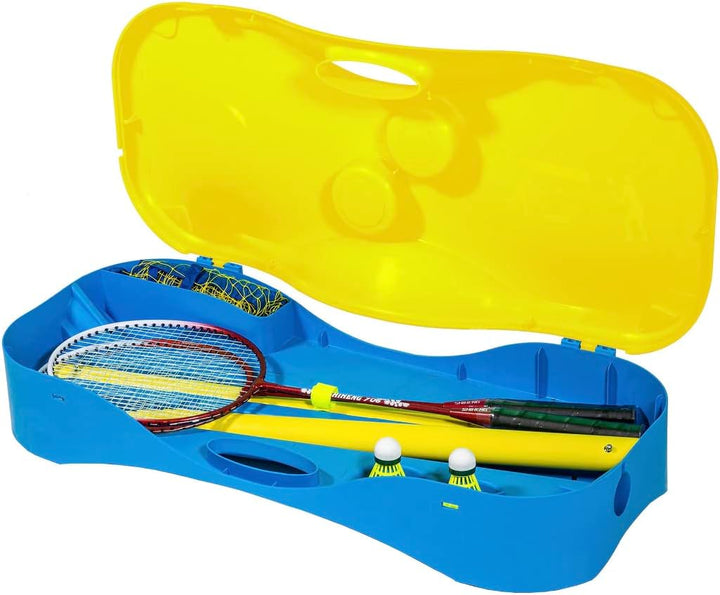SportX 8712051099385 Badminton-Netz, Mehrfarbig
