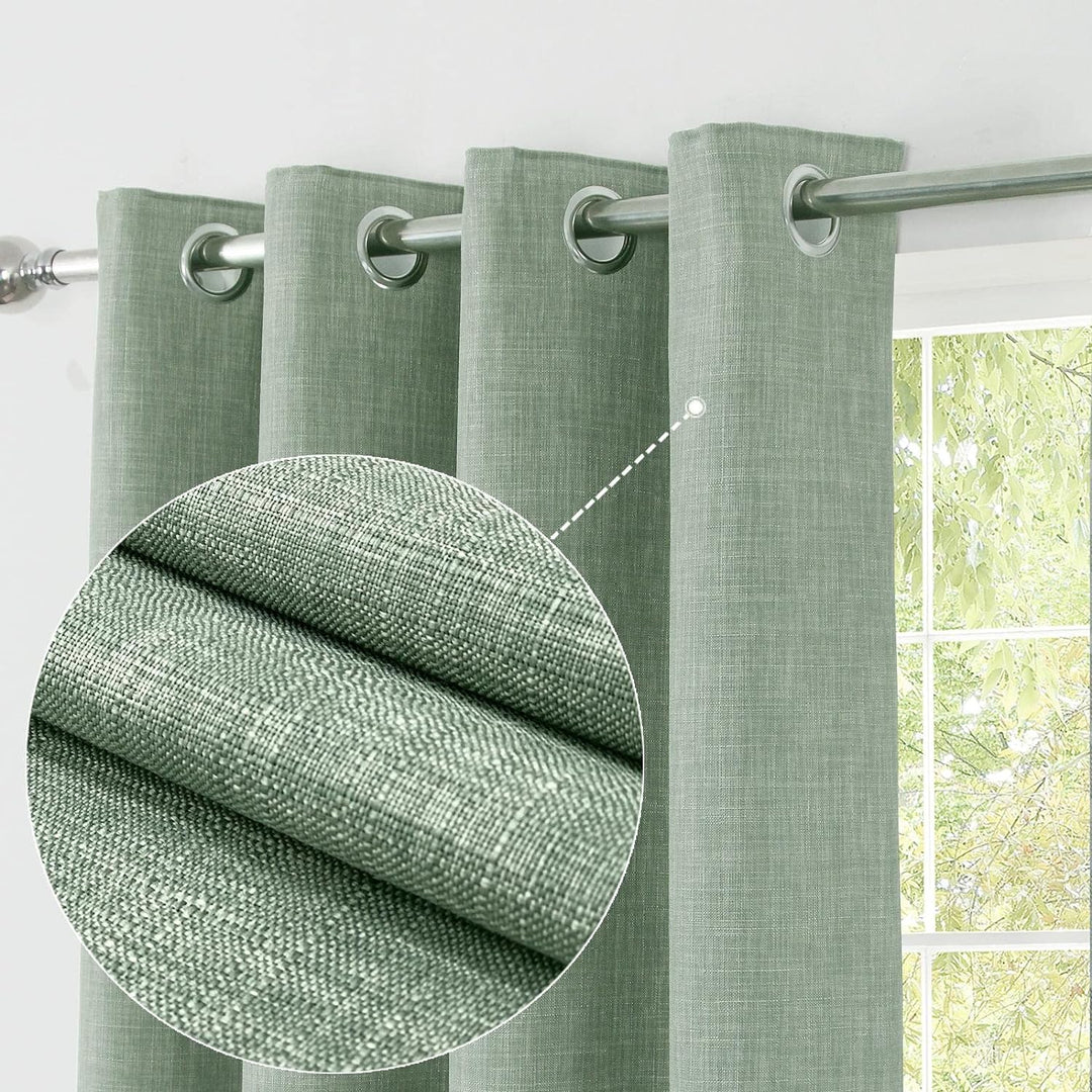 always4u Blickdichte Gardinen Verdunkelungsvorhang mit Ösen, Elegente Vorhang für Wohnzimmer Modern