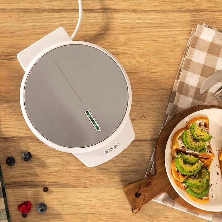 Cecotec Fun Gofrestone Waffle Maker. 1000 W, Fast Heating, Non-stick, Easy Cleaning, PFOA-free, 19 c