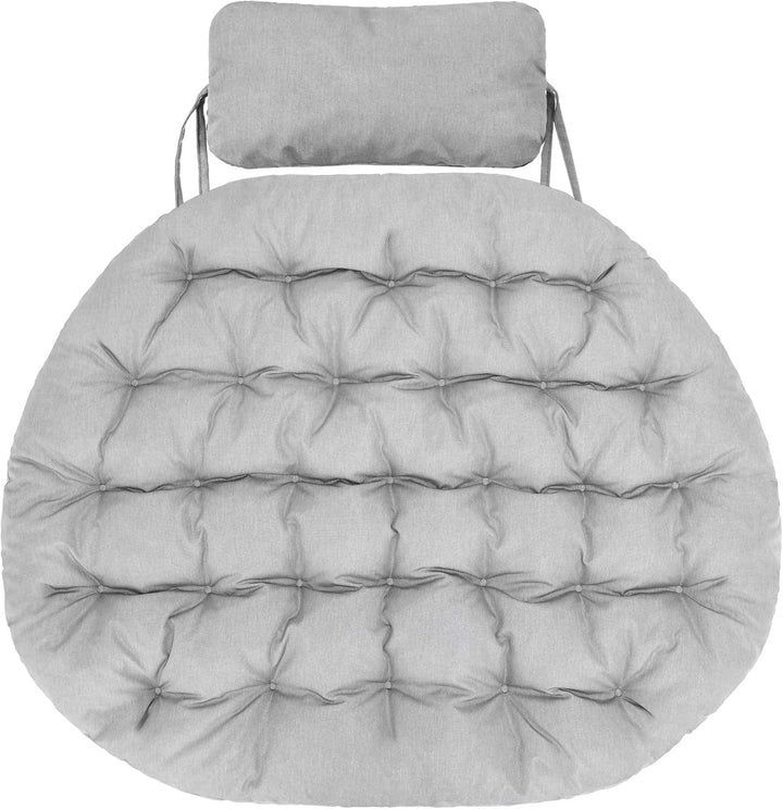 PillowPrim Hängesessel Kissen, Auflage für Polyrattan/Rattan Hängeschaukel, Polster, Hängekorb, Scha