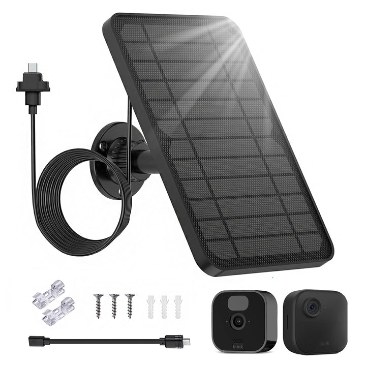 Solarpanel kompatibel mit Blink Outdoor Kamera,Blink Camera 4 (4. Generation)/3. Generation/XT/XT2,i