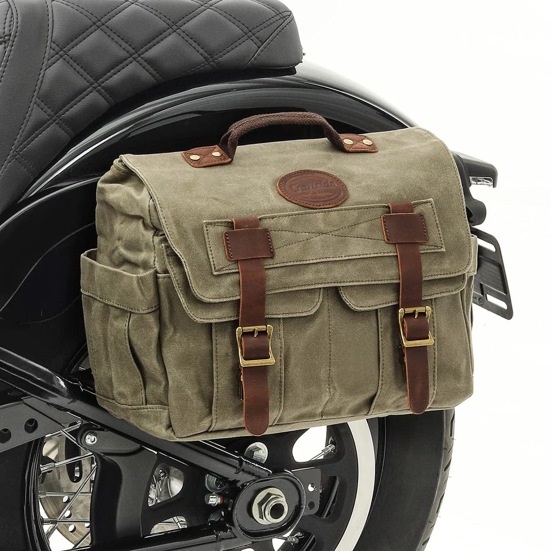 Seitentasche für Royal Enfield Classic 500 / Meteor 350 CV1 Army Green