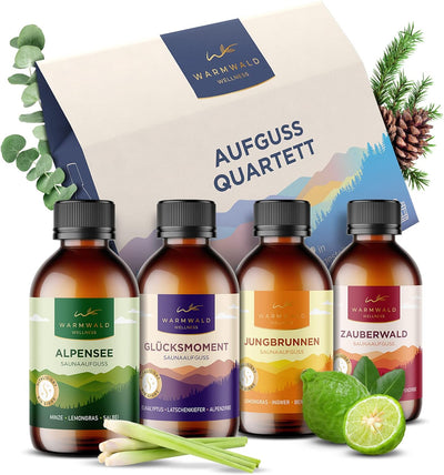 Warmwald - Saunaaufguss - Sauna Aufgussmittel mit natürlichen ätherischen Ölen - Saunaöl - Saunaduft