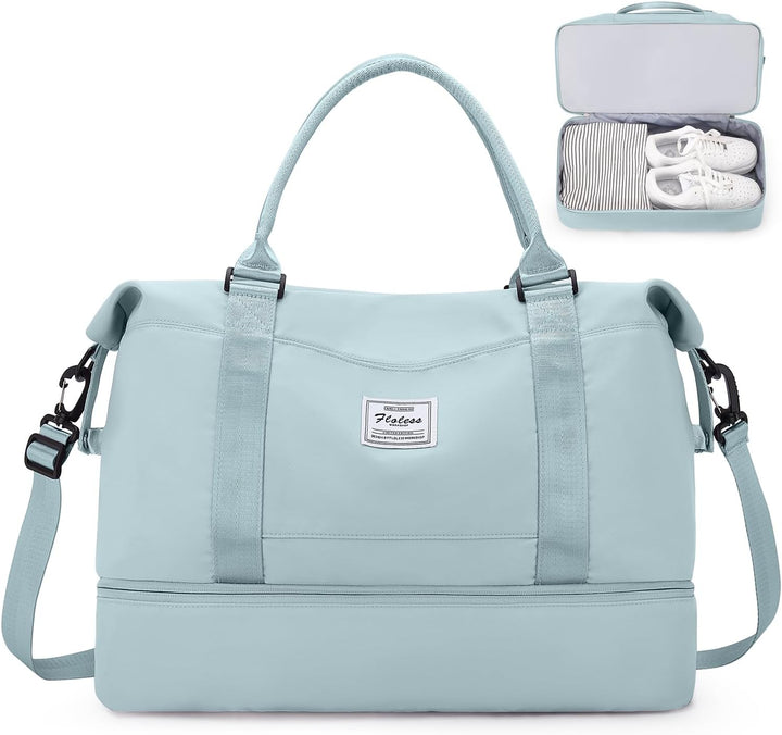 Reisetasche Damen Handgepäck Tasche Sporttasche Weekender Bag Schwimmtasche Wasserdicht Travel Bag D