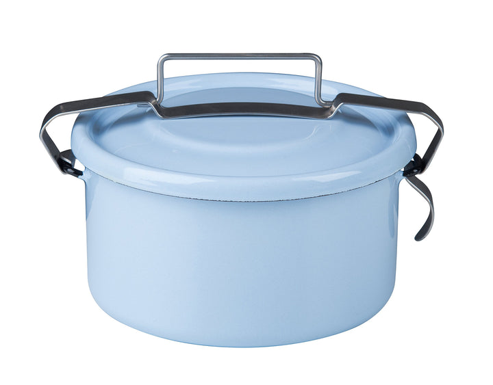 Riess, 0316-006, Dichtungsdose rund mit Deckel 1L, BUNT PASTELL, Emaille, Vol. (rec.): 1,0 Liter, Ma