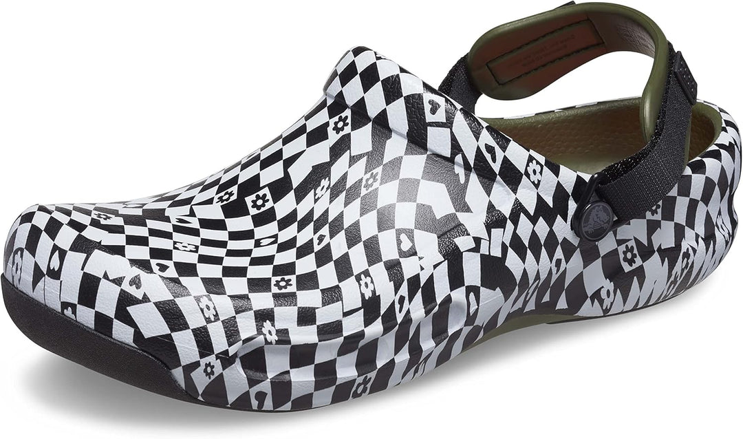 Crocs Unisex Bistro Pro Literide Clog Holzschuh 36/37 EU Black White, 36/37 EU Black White
